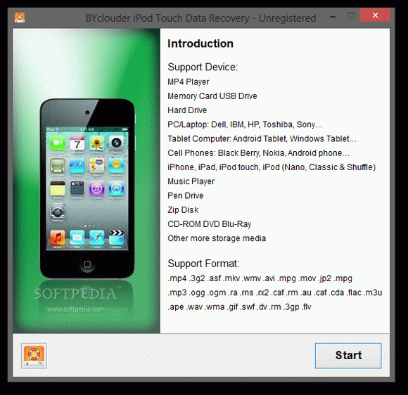 BYclouder iPod Touch Data Recovery кряк лекарство crack