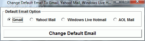 Change Default Email To Gmail, Yahoo! Mail, Windows Live Hotmail or AOL Mail Software кряк лекарство crack