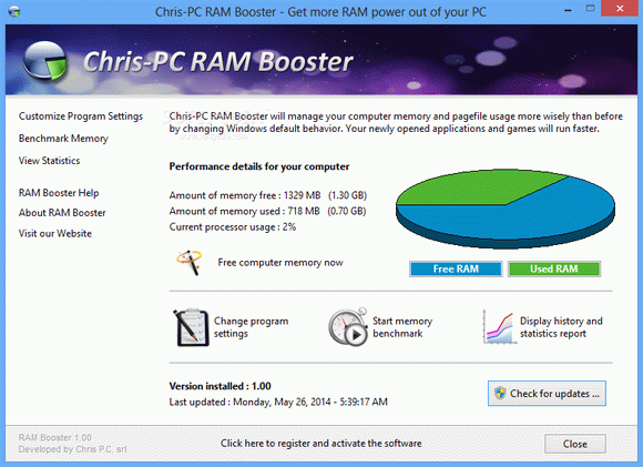 Chris-PC RAM Booster кряк лекарство crack