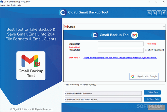 Cigati Gmail Backup Tool кряк лекарство crack