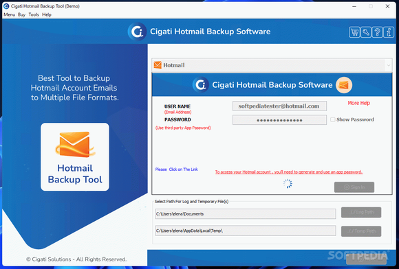 Cigati Hotmail Backup Tool кряк лекарство crack