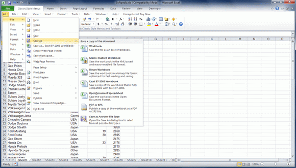 Classic Style Menus and Toolbars for Microsoft Excel 2007 кряк лекарство crack