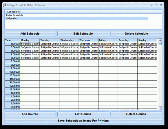 College Schedule Maker Software кряк лекарство crack