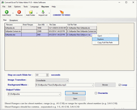 Convert Excel to Video 4dots кряк лекарство crack