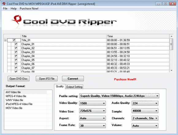 Cool Free DVD to MOV MPEG4 ASF iPod AVI DIVX Ripper кряк лекарство crack