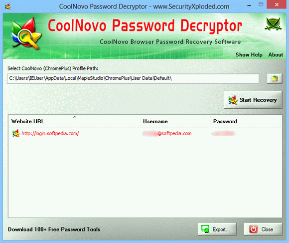 CoolNovo Password Decryptor кряк лекарство crack