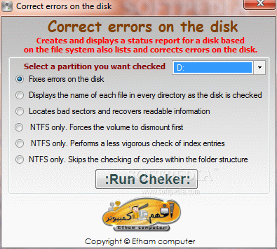 Correct errors on the disk кряк лекарство crack
