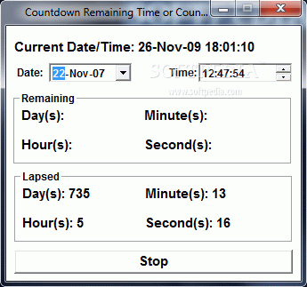 Countdown Remaining Time or Count Elapsed Time Software кряк лекарство crack