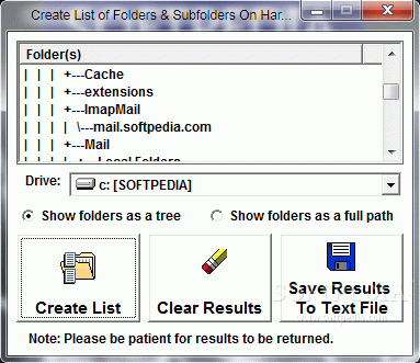 Create List of Folders & Subfolders On Hard Drive Software кряк лекарство crack