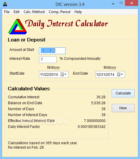 Daily Interest Calculator and Equivalent Interest Rate Calculator кряк лекарство crack