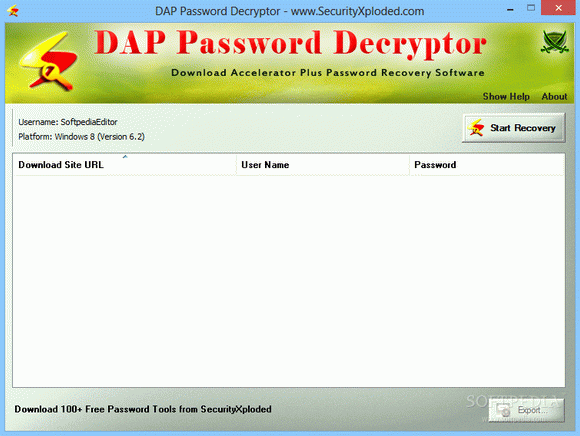 DAP Password Decryptor кряк лекарство crack