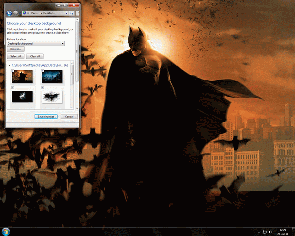 Dark Knight Rises Windows 7 Theme кряк лекарство crack