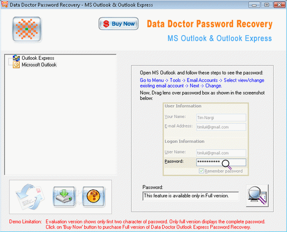 Data Doctor Password Recovery - MS Outlook & Outlook Express [DISCOUNT: 20% OFF!] кряк лекарство crack