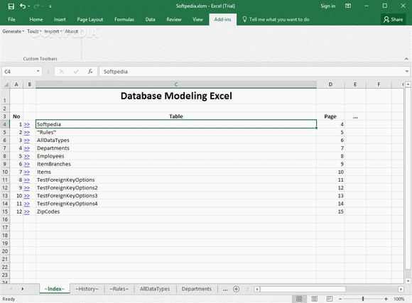 Database Modeling Excel кряк лекарство crack