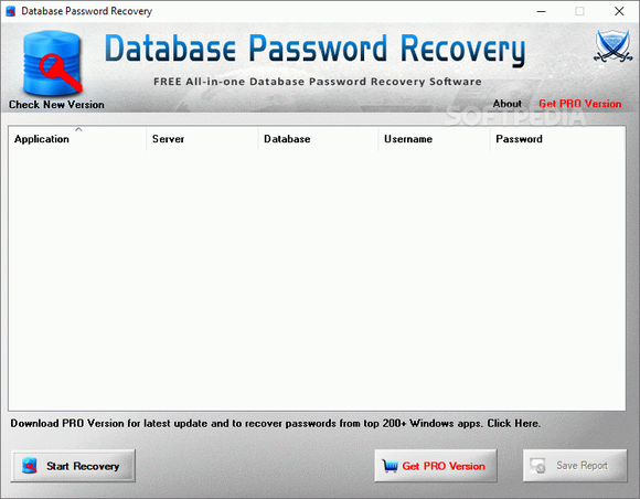 Database Password Recovery кряк лекарство crack