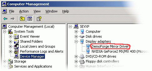 DemoForge Mirage Driver for TightVNC кряк лекарство crack