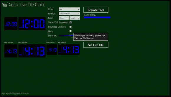 Digital Live Tile Clock for Windows 8 кряк лекарство crack
