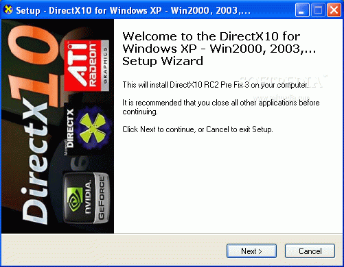 DirectX 10 for Windows XP кряк лекарство crack