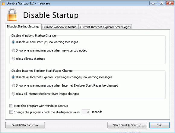 Disable Startup кряк лекарство crack