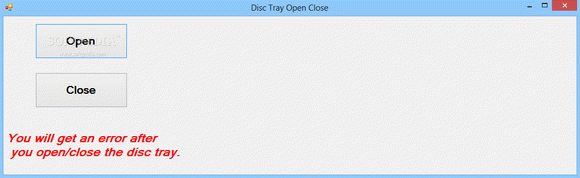 Disc Tray Open Close кряк лекарство crack