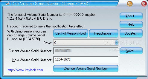 Disk Volume Serial Number Changer кряк лекарство crack