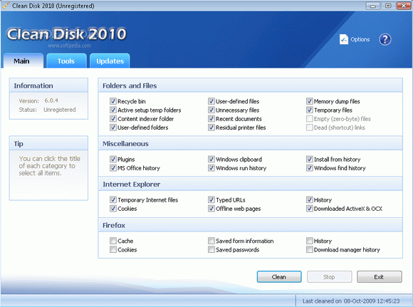 Clean Disk 2010 (formerly Disk Washer) кряк лекарство crack