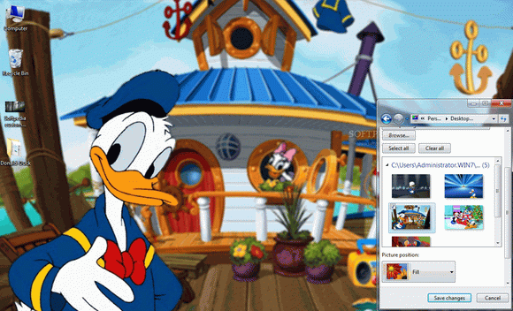 Donald Duck Windows 7 Theme кряк лекарство crack