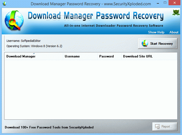 Download Manager Password Recovery кряк лекарство crack