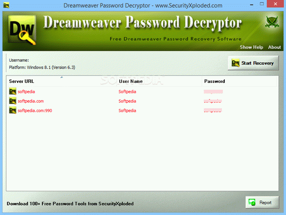 Dreamweaver Password Decryptor кряк лекарство crack