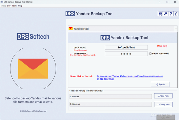 DRS Yandex Backup Tool кряк лекарство crack