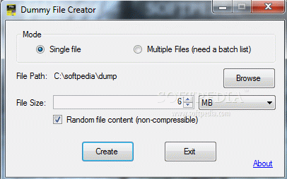 Dummy File Creator Portable кряк лекарство crack