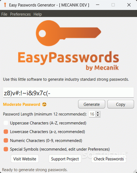 Easy Passwords Generator кряк лекарство crack