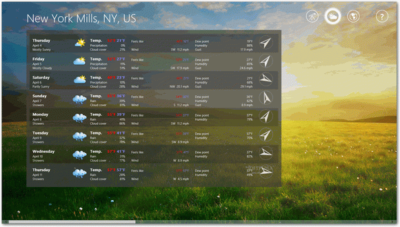 Elements Weather Forecast for Windows 8 кряк лекарство crack