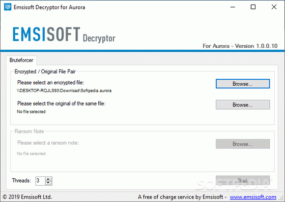 Emsisoft Decryptor for Aurora кряк лекарство crack