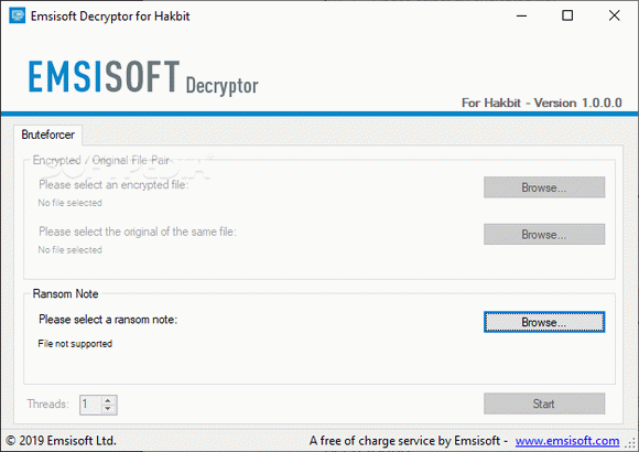 Emsisoft Decryptor for Hakbit кряк лекарство crack