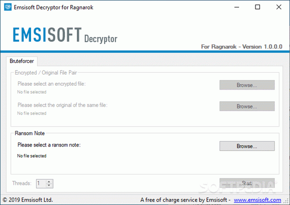 Emsisoft Decryptor for Ragnarok кряк лекарство crack