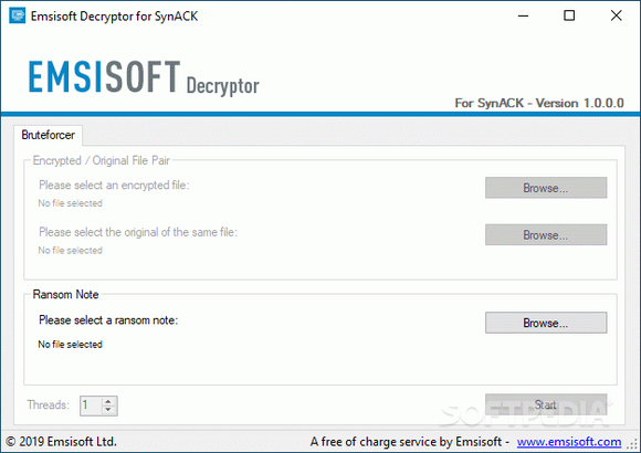 Emsisoft Decryptor for SynAck кряк лекарство crack
