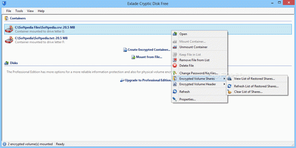 Exlade Cryptic Disk Free кряк лекарство crack