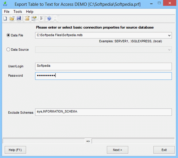 Export Table to Text for Access кряк лекарство crack