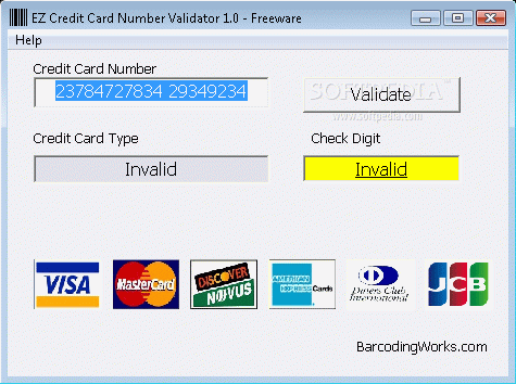 EZ Credit Card Number Validator кряк лекарство crack