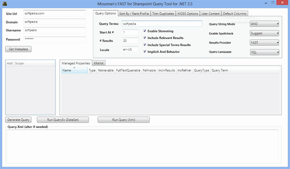 FAST for Sharepoint 2010 Query Tool кряк лекарство crack