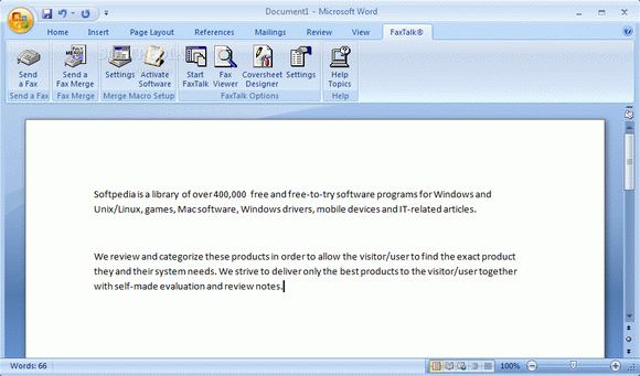 FaxTalk Merge Macro for Microsoft Word 2007 кряк лекарство crack