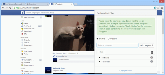 FB Post Filter for Chrome кряк лекарство crack