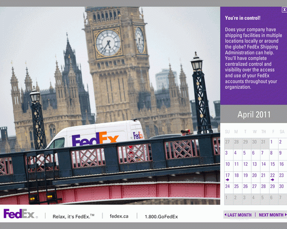 FedEx Screensaver Calendar кряк лекарство crack