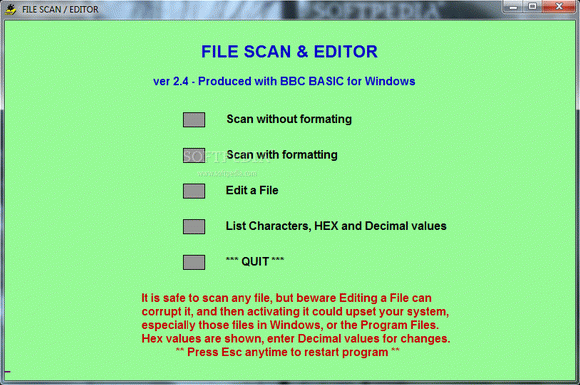 File Scan/Editor кряк лекарство crack