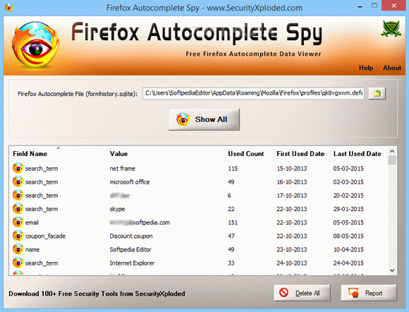 Firefox Autocomplete Spy кряк лекарство crack