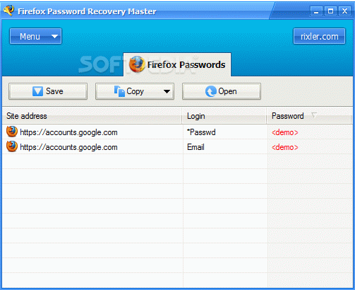 Firefox Password Recovery Master кряк лекарство crack