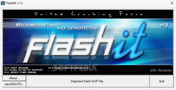 FlashIt! - Macromedia Flash SWF Files Deprotector кряк лекарство crack