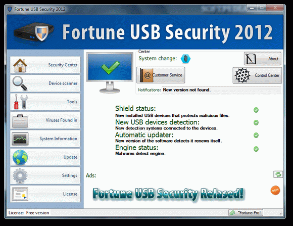 Fortune USB Security кряк лекарство crack
