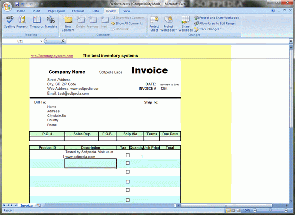 Free Excel Invoice template кряк лекарство crack